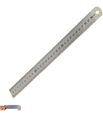 Amazon.co.jp: 直尺 定規 ステンレス 20cm アルミ直尺 メモリが